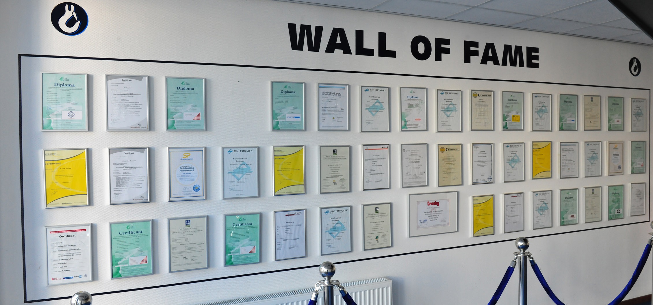 Wall of fame