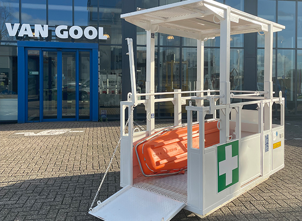 Rescue bins for the safe transport of people